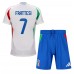 Maillot de foot Italie Davide Frattesi #7 Extérieur vêtements enfant Europe 2024 Manches Courtes (+ pantalon court)